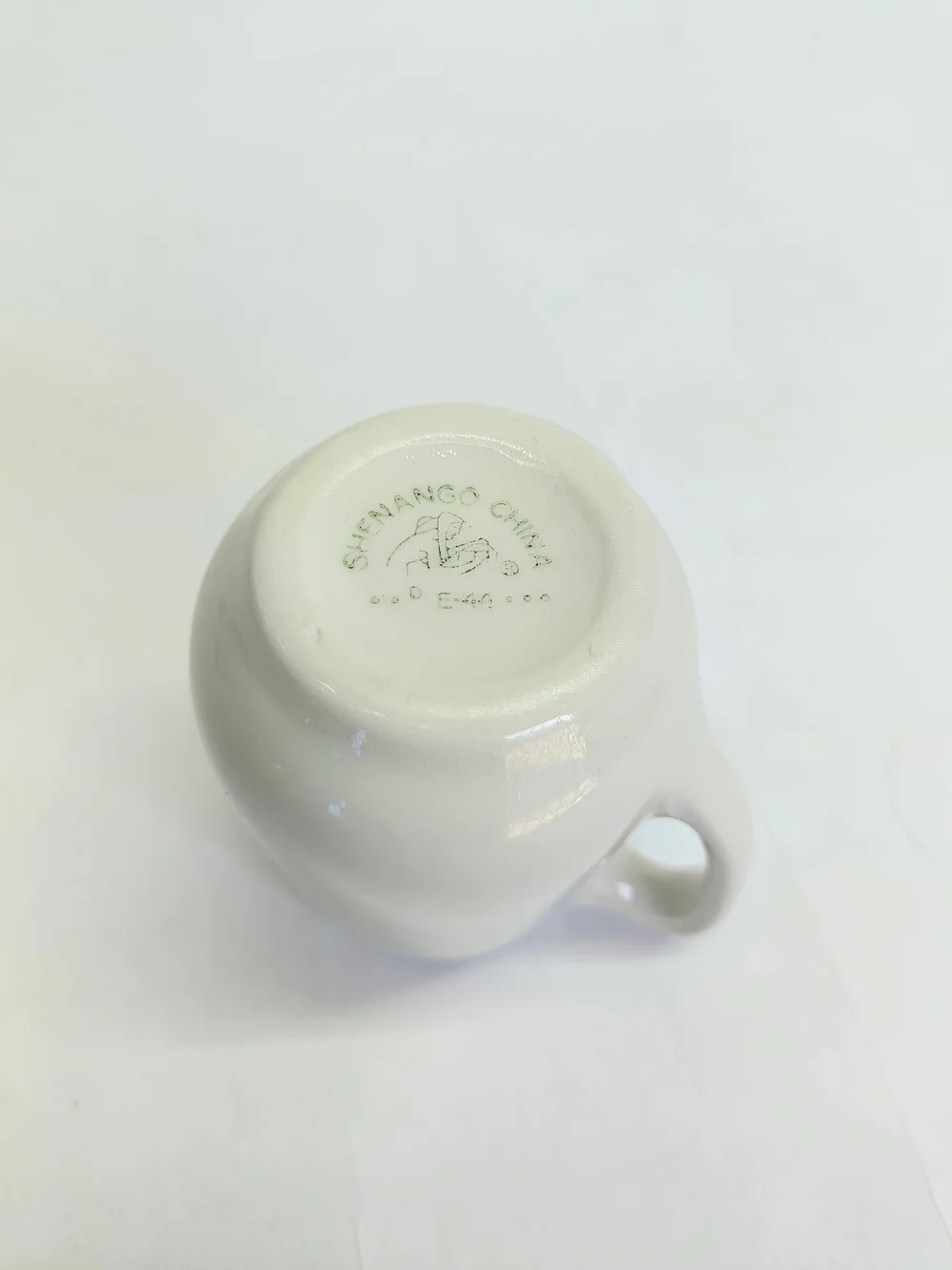 SHENANGO Vintage 1944 Diner China Mini Ceramic Creamer Pitcher Glazed E44